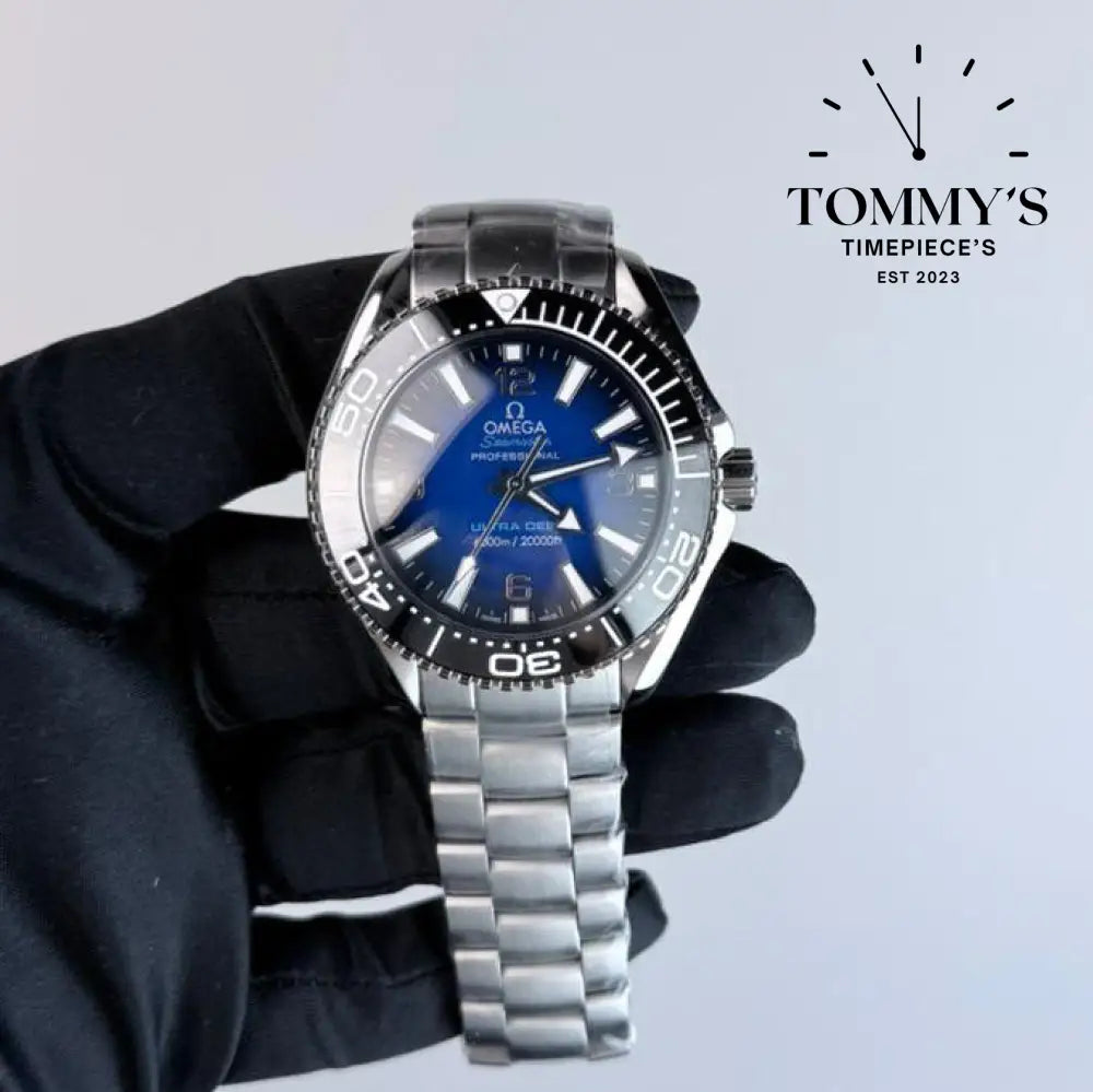 AAA+ Seamaster Planet Ocean 6000m Ultra Deep Blue Dial - Steel Bracelet