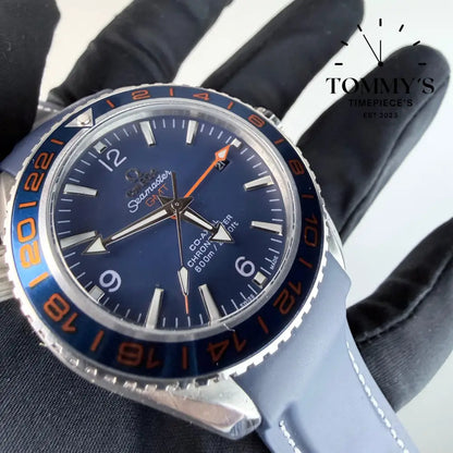 AAA+ Seamaster Planet Ocean 600M Co-Axial GMT ’GoodPlanet’ 43.5mm Blue Dial