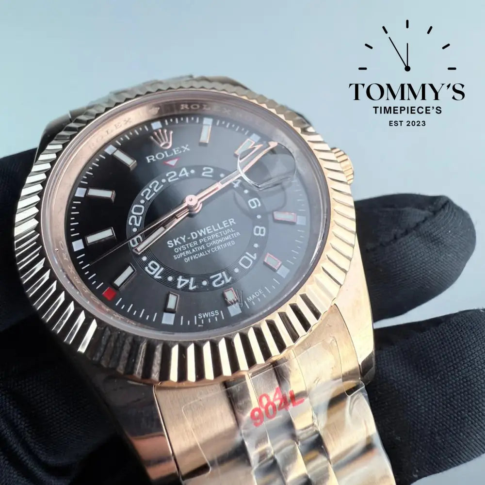 AAA+ Skydweller (M336935-0008) 42mm Rhodium Dial-Jubilee Bracelet (Fluted Bezel)