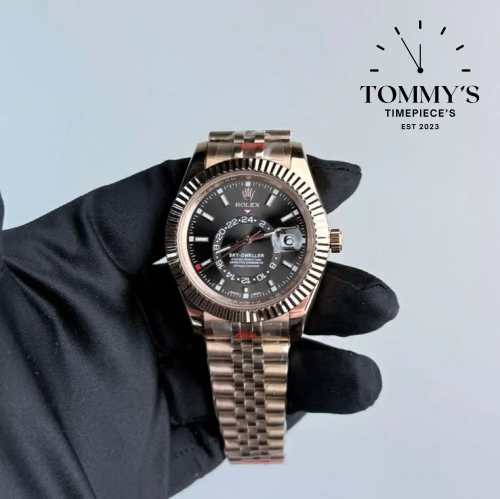 AAA+ Skydweller (M336935-0008) 42mm Rhodium Dial-Jubilee Bracelet (Fluted Bezel)
