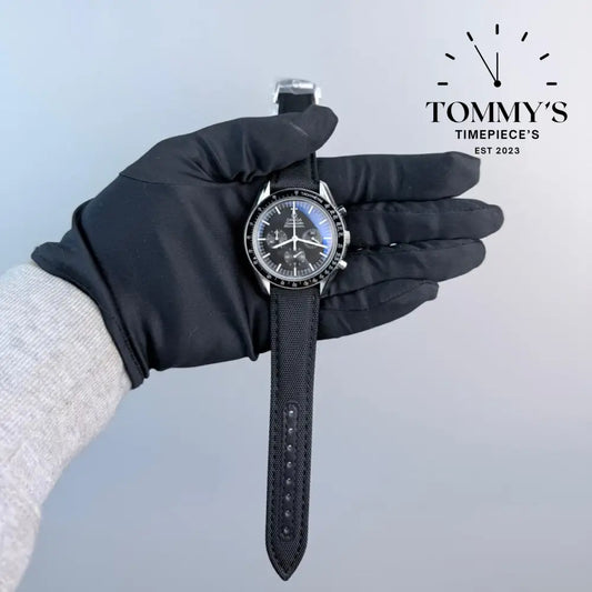 AAA+ Speedmaster Professional Moonwatch (310.32.42.50.01.001) 42mm Black Dial-Nylon Strap (Black Bezel) Watches