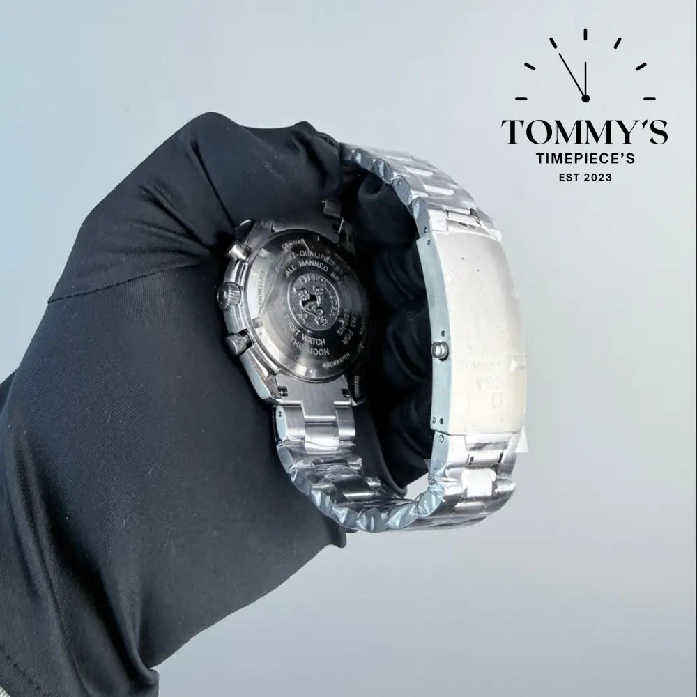 AAA+ Speedmaster Racing Co-Axial Master Chronometer Chronograph 42mm Black Dial-Stainless Steel Bracelet (Black Bezel)