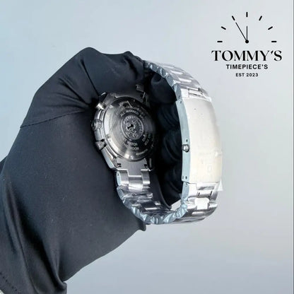 AAA+ Speedmaster Racing Co-Axial Master Chronometer Chronograph 42mm Black Dial-Stainless Steel Bracelet (Black Bezel)