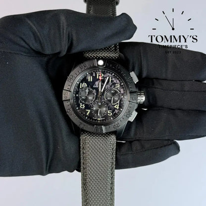 AAA+ Super Avenger B01 Chronograph 46 Night Mission Black Dial