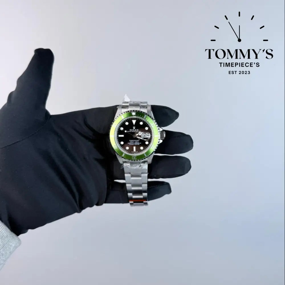 ARF Submariner Date ’Kermit’ (16610LV) 40mm Black Dial-Oyster Bracelet (Green Bezel) Watches