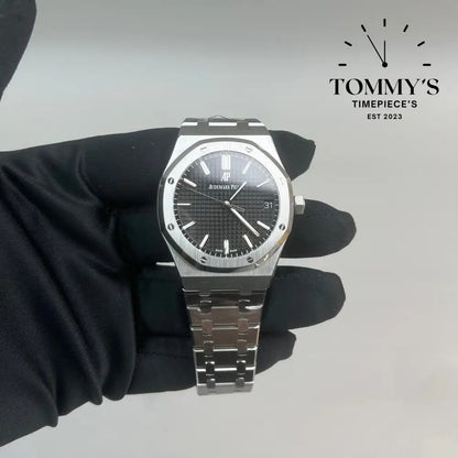 Superclone Royal Oak Stainless Steel Black Dial