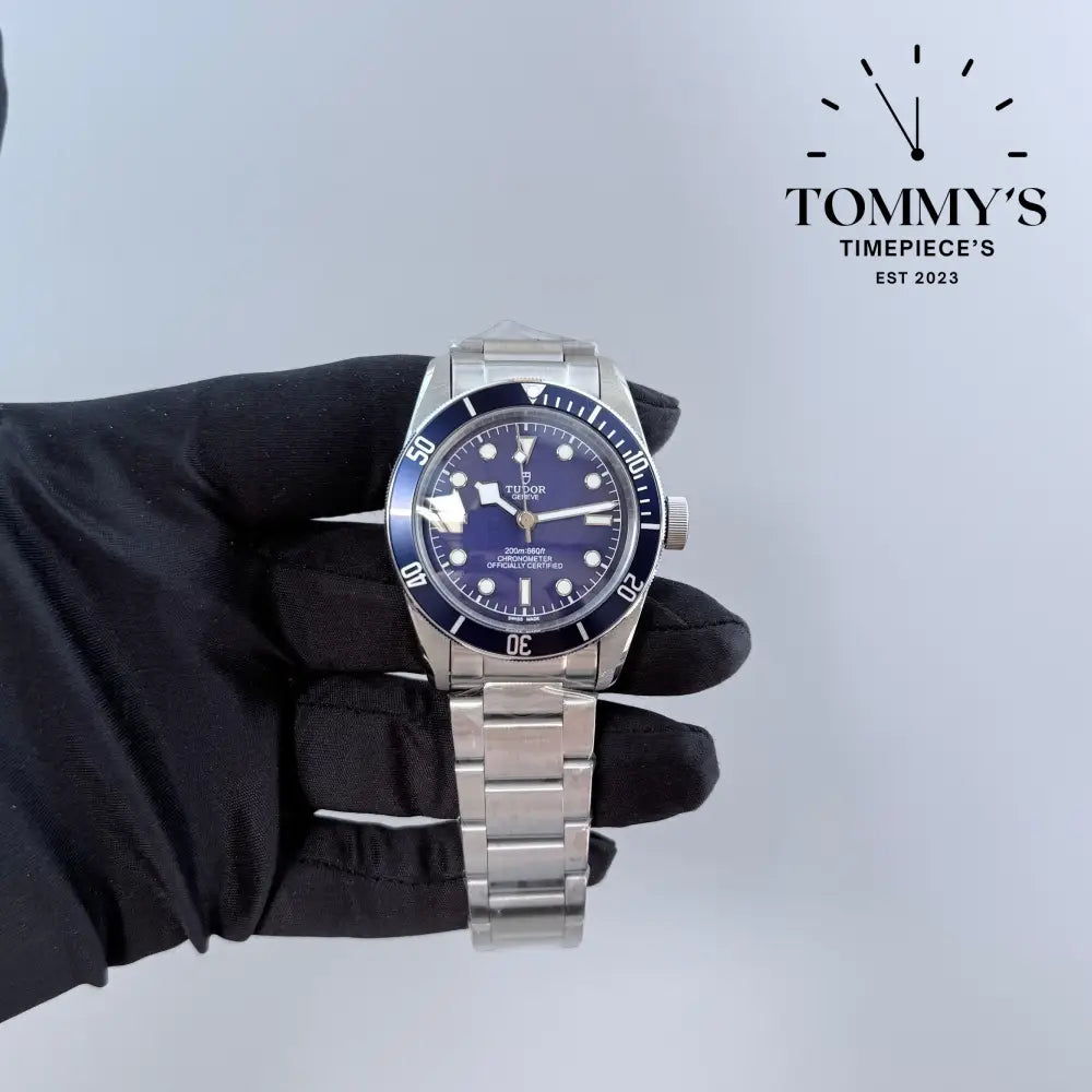 AAA+ Black Bay With Blue Dial