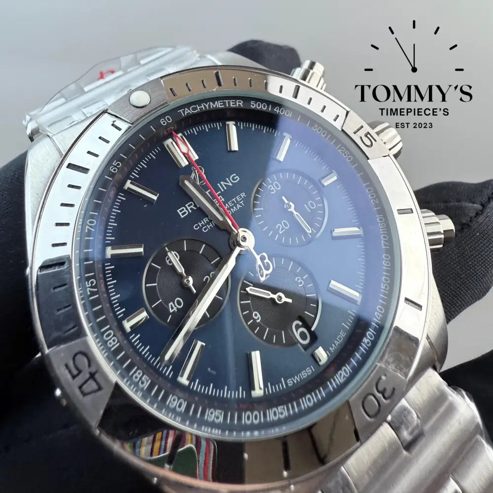 Aaa + Chronomat Blue Dial