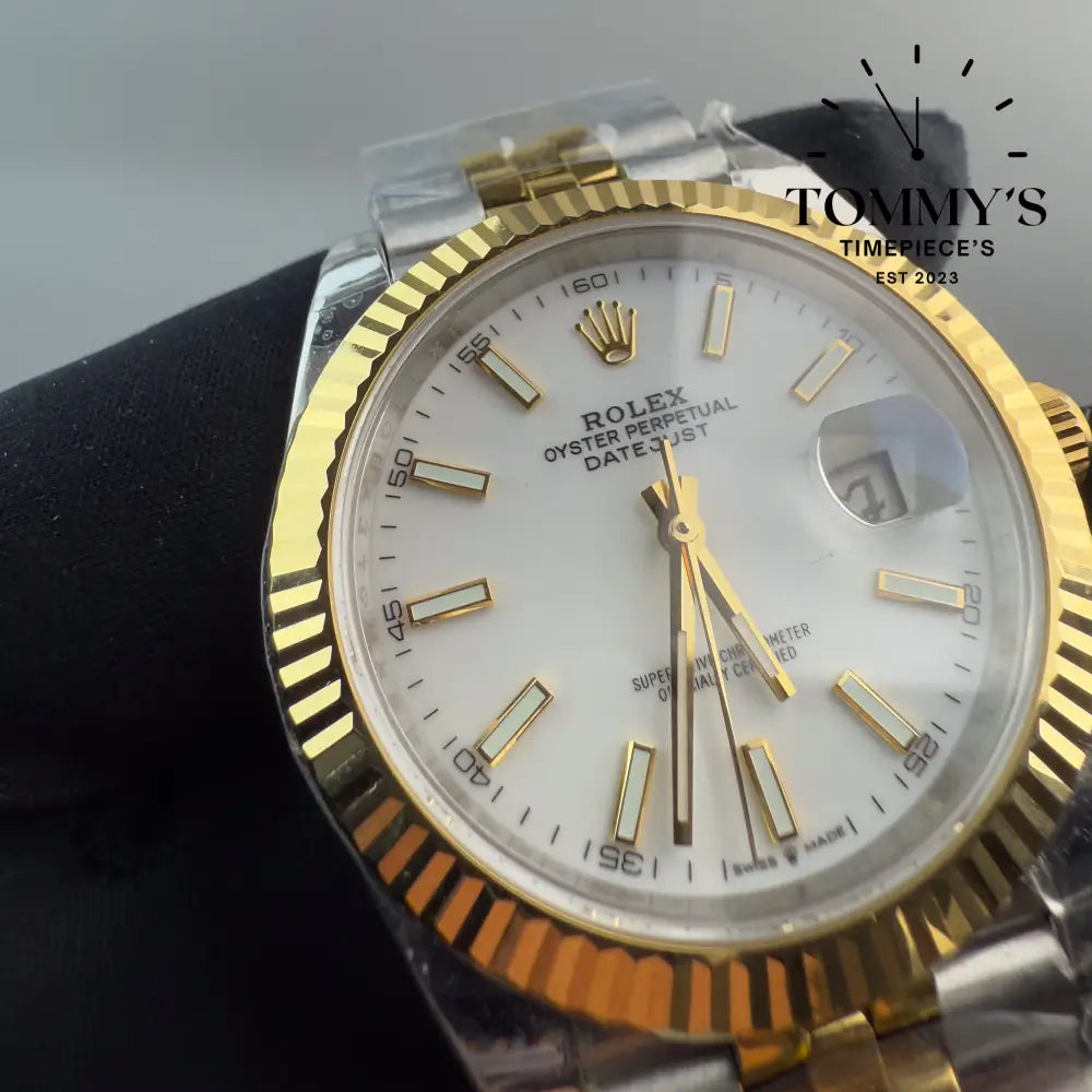 Clean Factory Superclone Datejust 41mm Bimetal Jubilee Fluted Bezel (Best Edition)