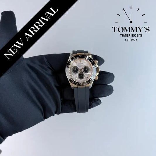 Clean Factory Superclone Daytona, (116518LN) 40mm Sunburst Silver Dial-Oysterflex Strap (Yellow Gold) [USED]