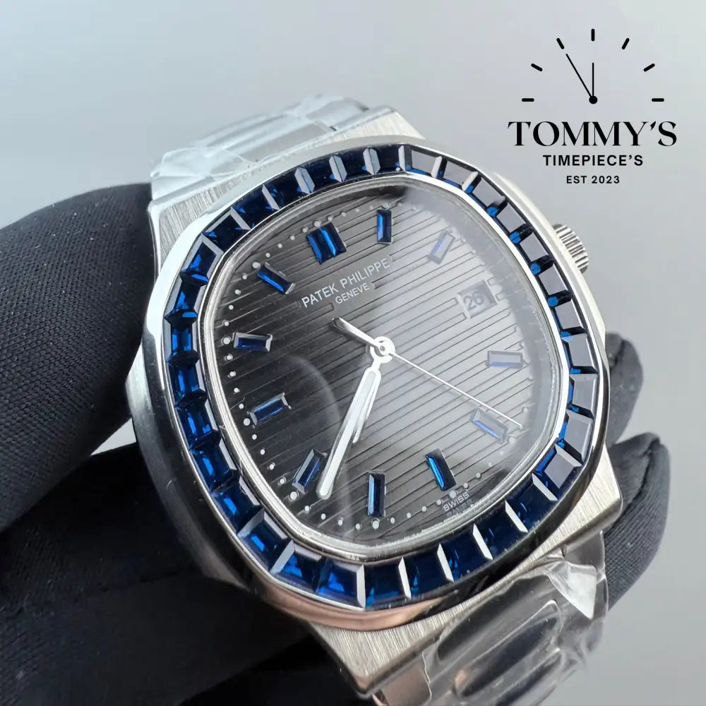 Aaa + Nautilus With A Diamond Bezel