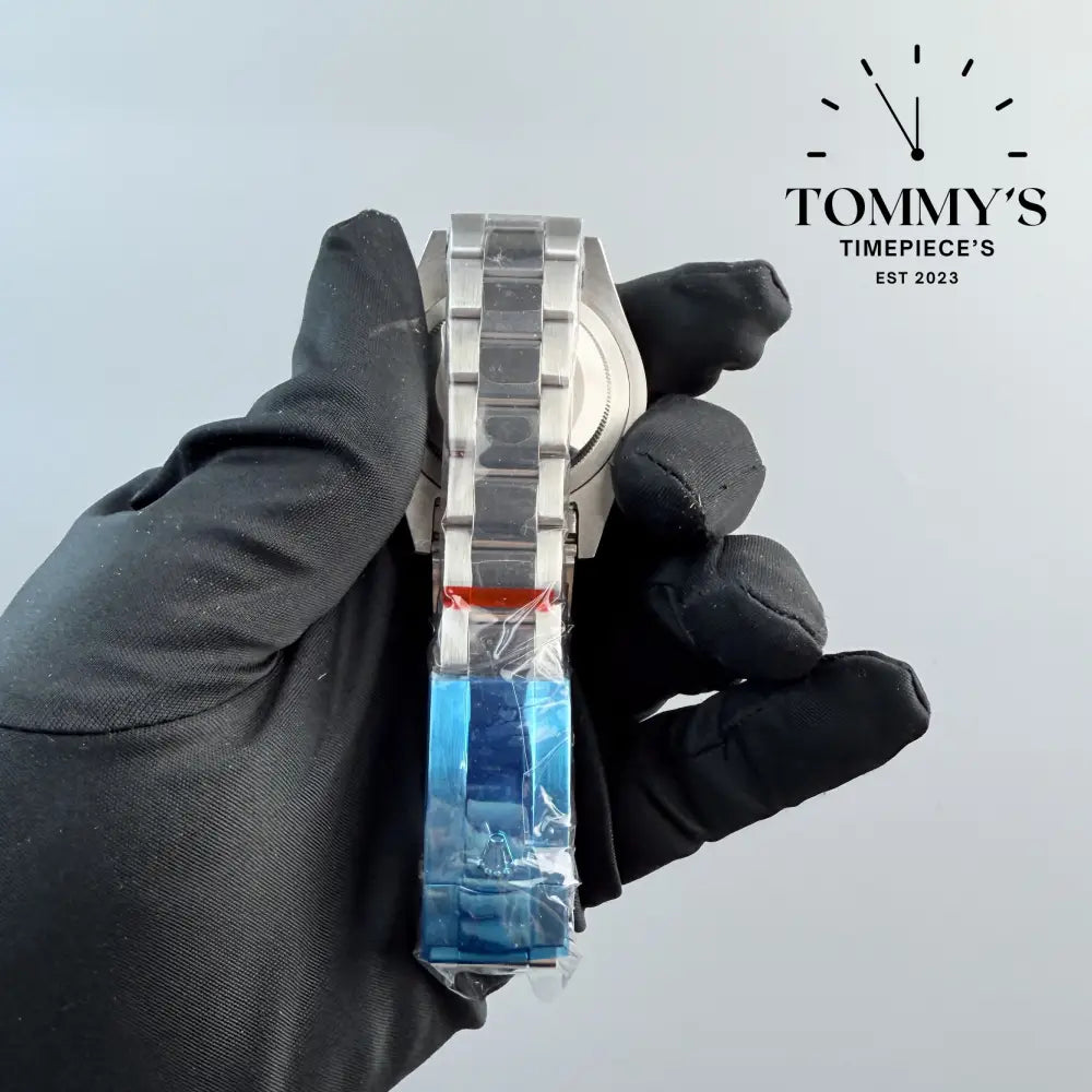 AAA + Datejust 41mm Blue Motif Dial Oyster With Fluted Bezel