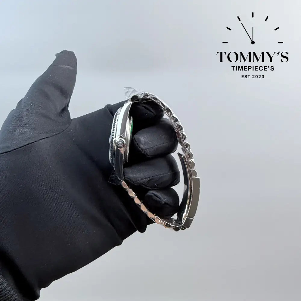 Superclone Datejust 41mm Rhodium Dial on A Jubilee With Fluted Bezel