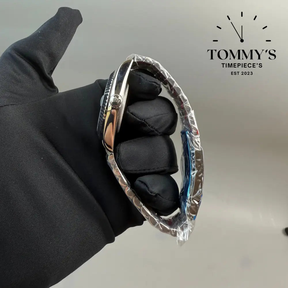 AAA + Datejust 41mm Rhodium Dial On Jubilee With Fluted Bezel