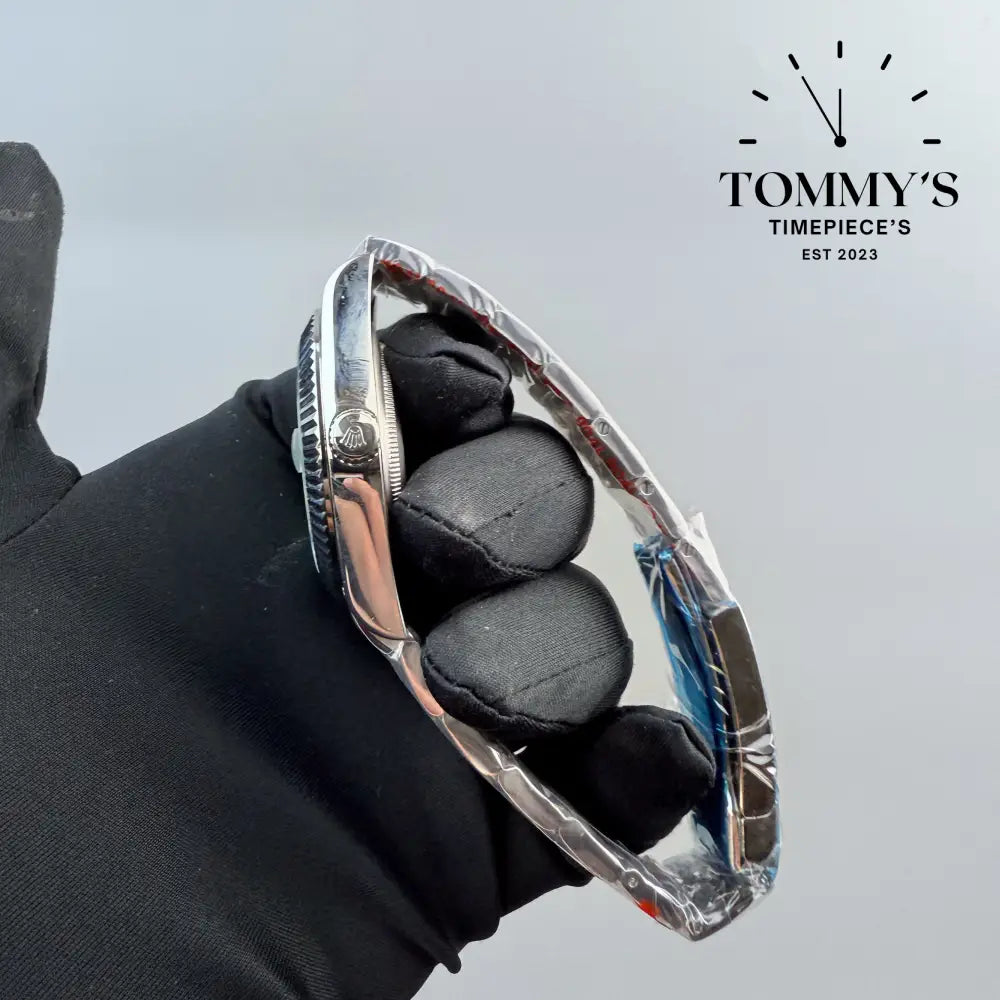 AAA + Datejust Green Dial On Oyster With Fluted Bezel