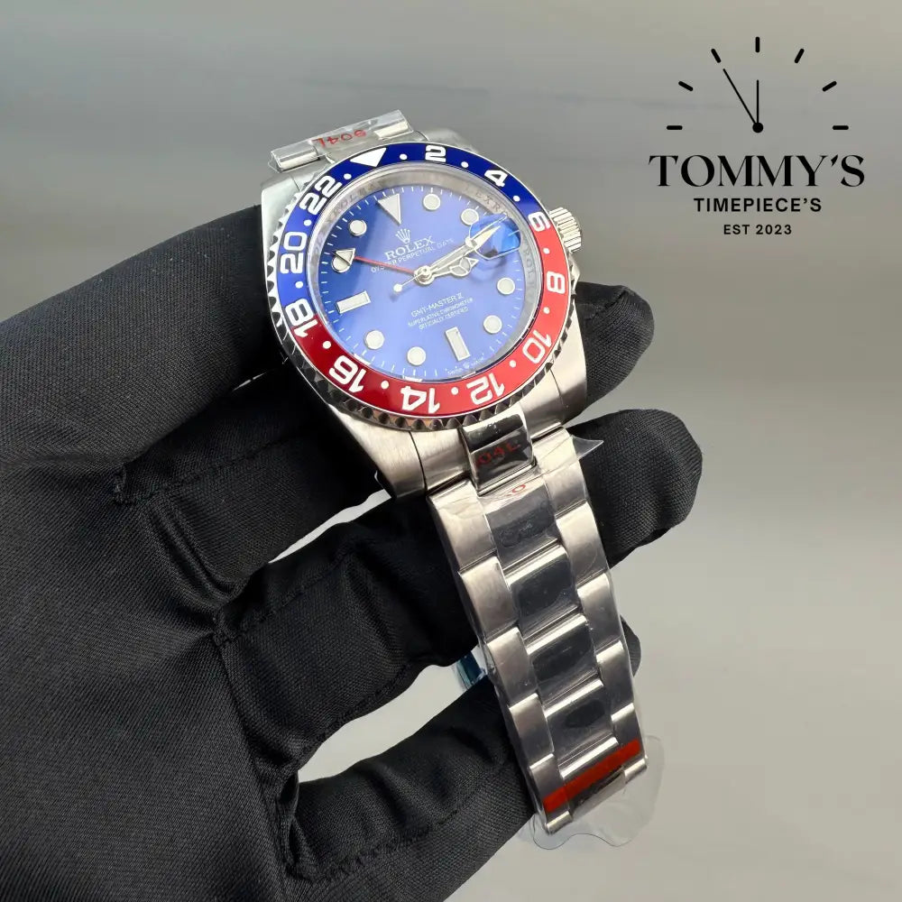 AAA + GMT Master 2 Pepsi Blue Dial