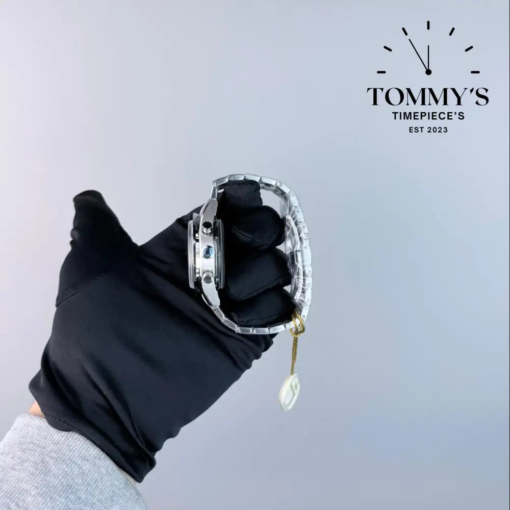 JVS Superclone Speedmaster ’57 Co-Axial Master Chronometer Chronograph 40.5mm Burgundy Dial-Stainless Steel Bracelet