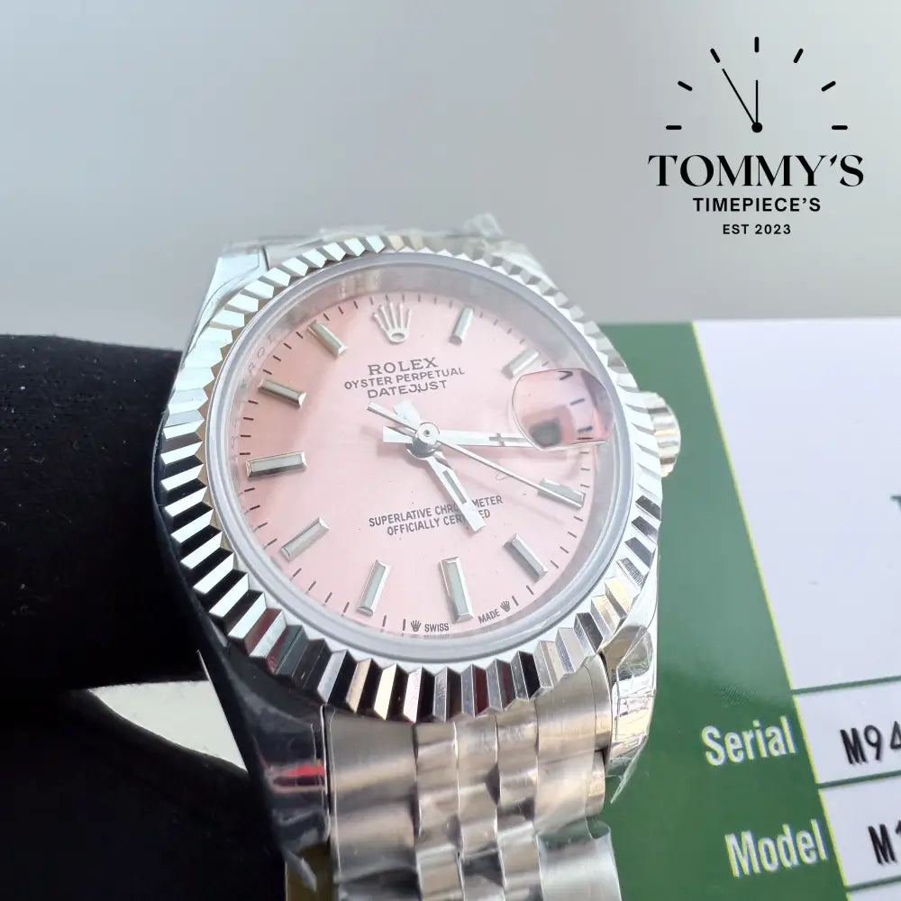 Superclone Ladies Datejust 28mm Jubilee With Fluted Bezel