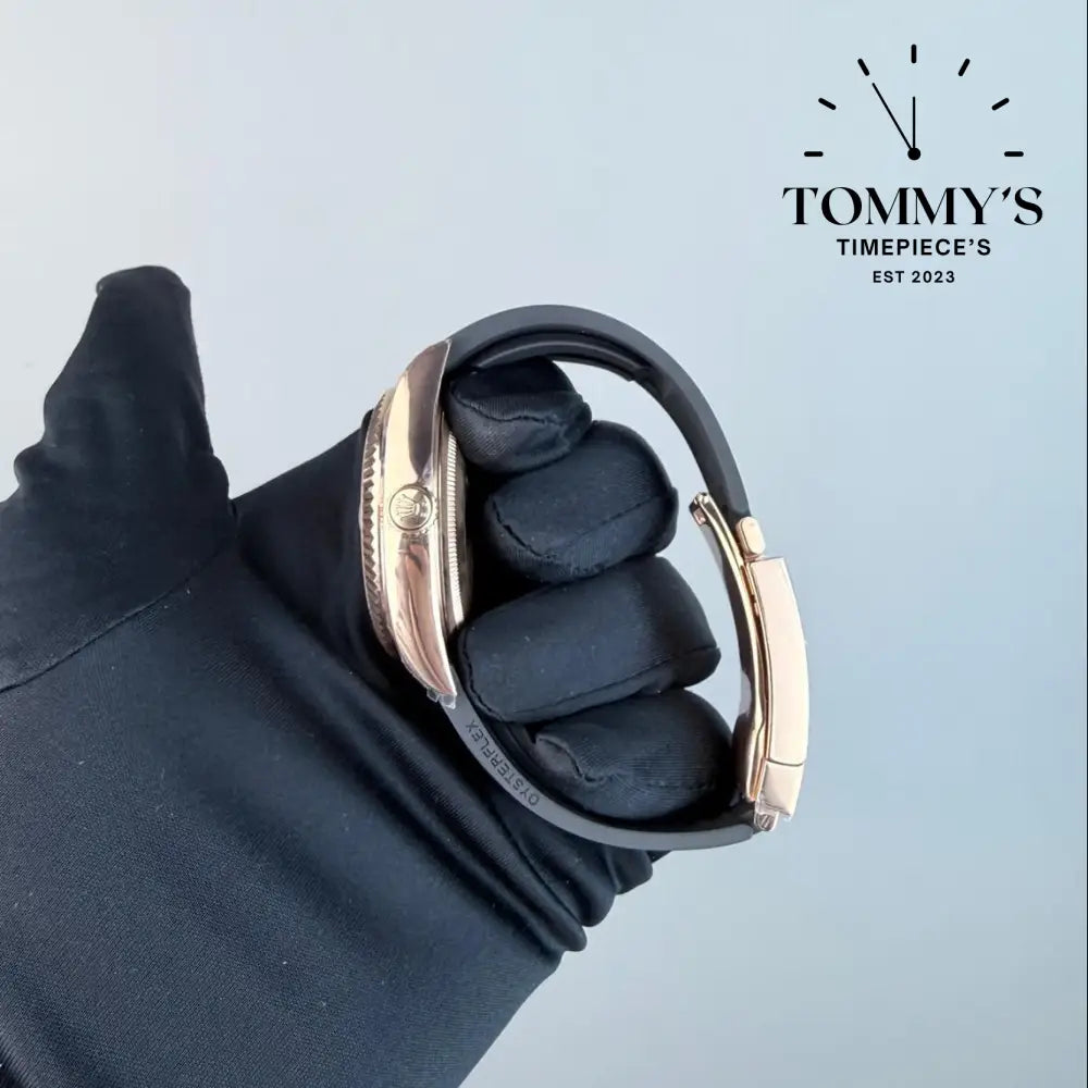 NOOB Superclone Sky-Dweller (326235) 42mm Chocolate Dial-Oysterflex Bracelet (Fluted Bezel) Watches