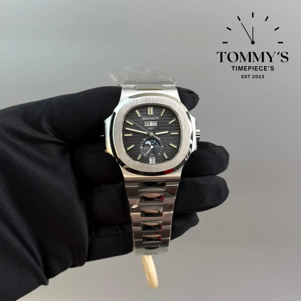 Superclone Ppf Factory Nautilus Annual Calender Moon Phase 5726/1A-014 With Free Watch Pin Pusher