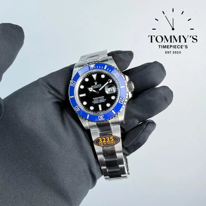 QF Superclone Submariner Date Cookie Monster’ (126619LB) 41mm Black Dial-Oyster Bracelet (Blue Ceramic Bezel) Watches
