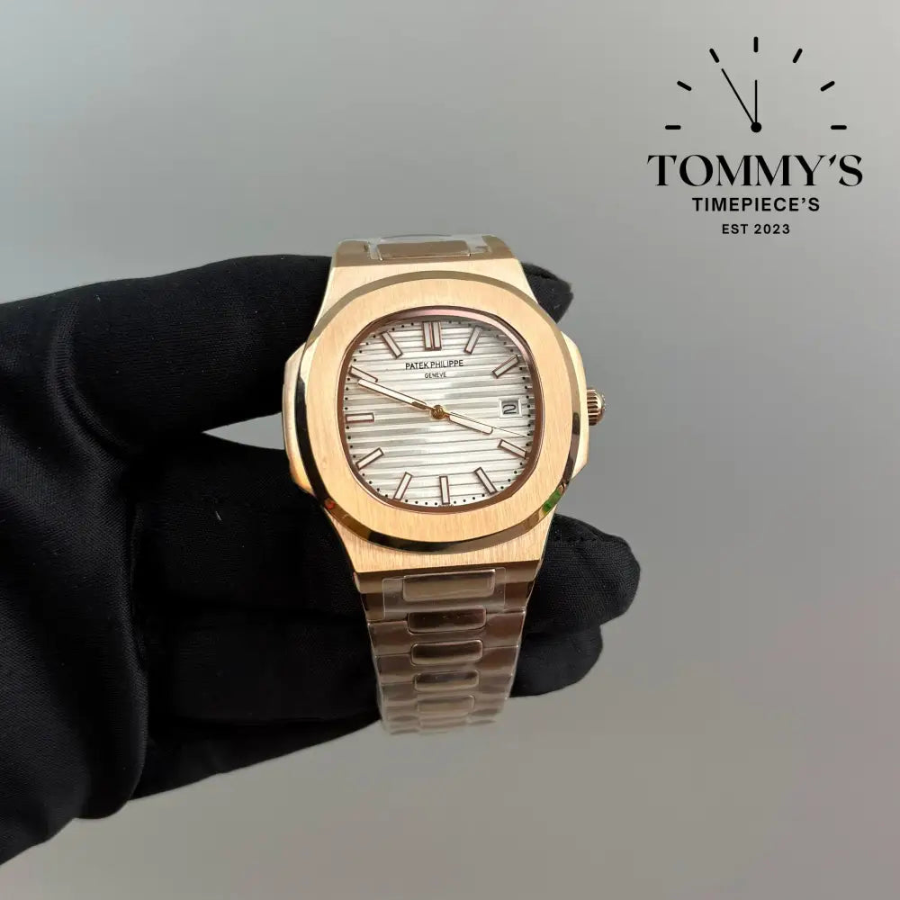 Aaa + Rose Gold Nautilus