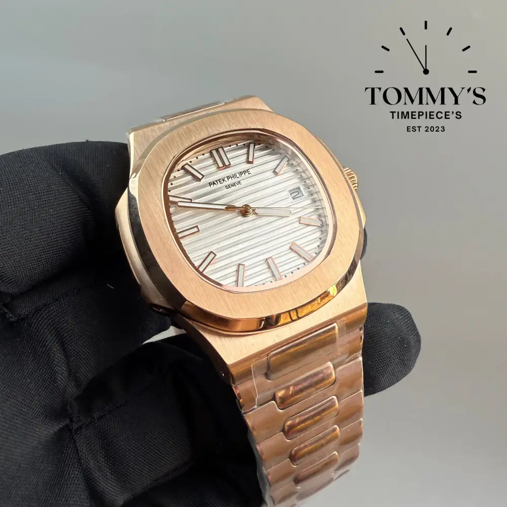 Aaa + Rose Gold Nautilus