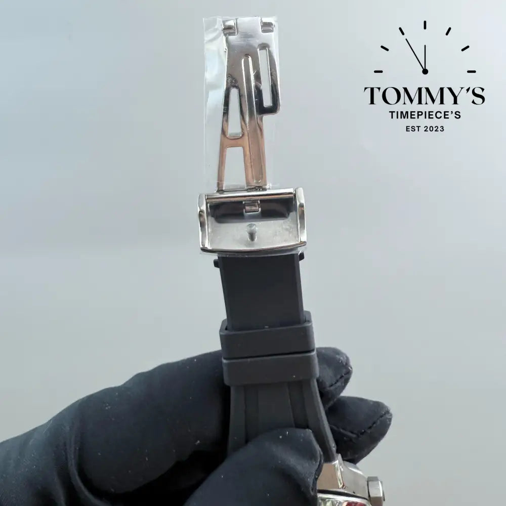 AAA + Royal Oak black rubber strap