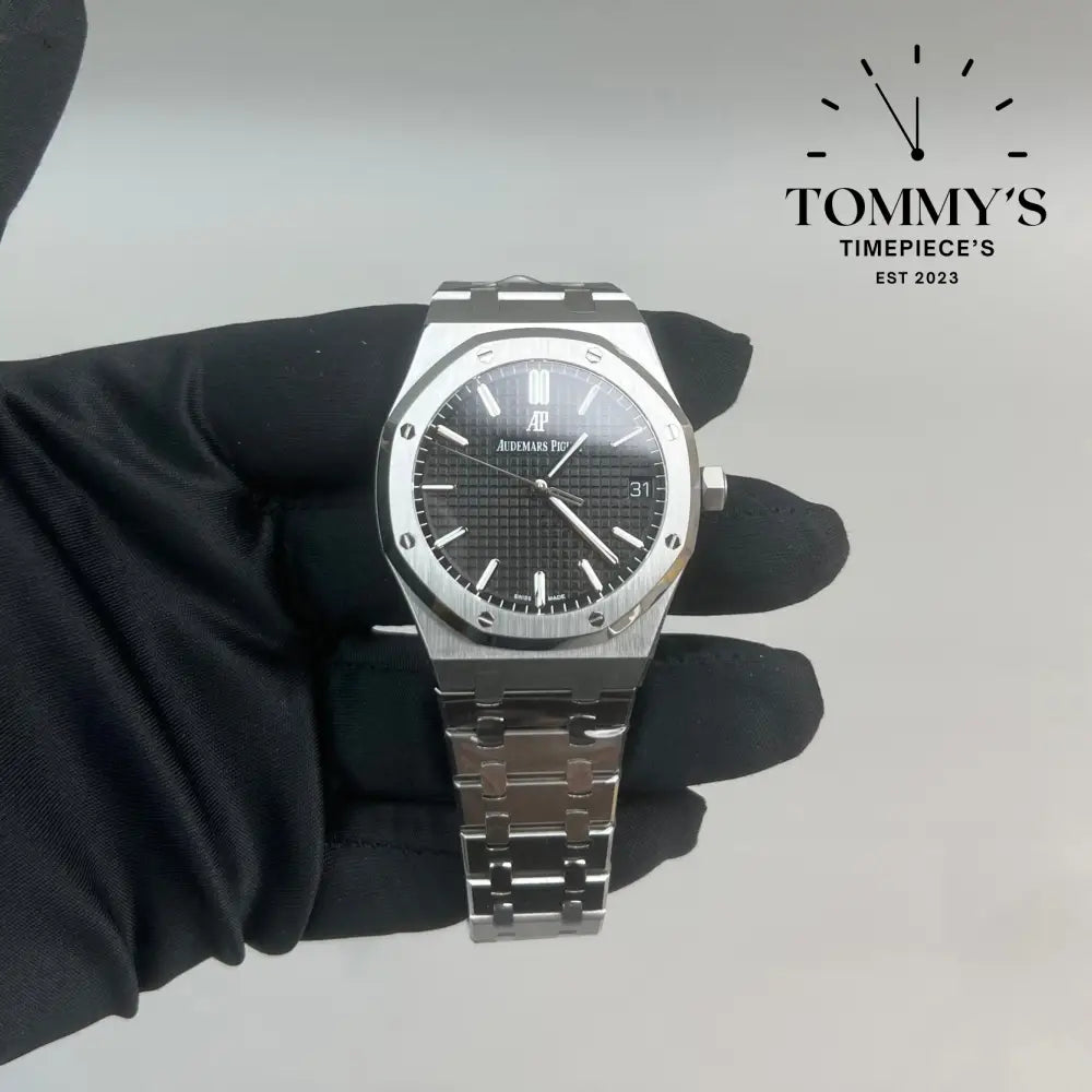 Superclone Royal Oak Stainless Steel Black Dial