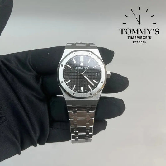 Superclone Royal Oak Stainless Steel Black Dial