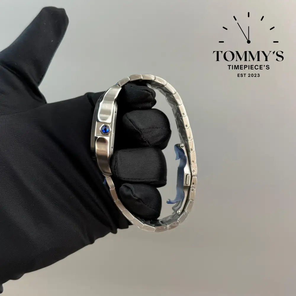 Aaa + Santos With Black Dial