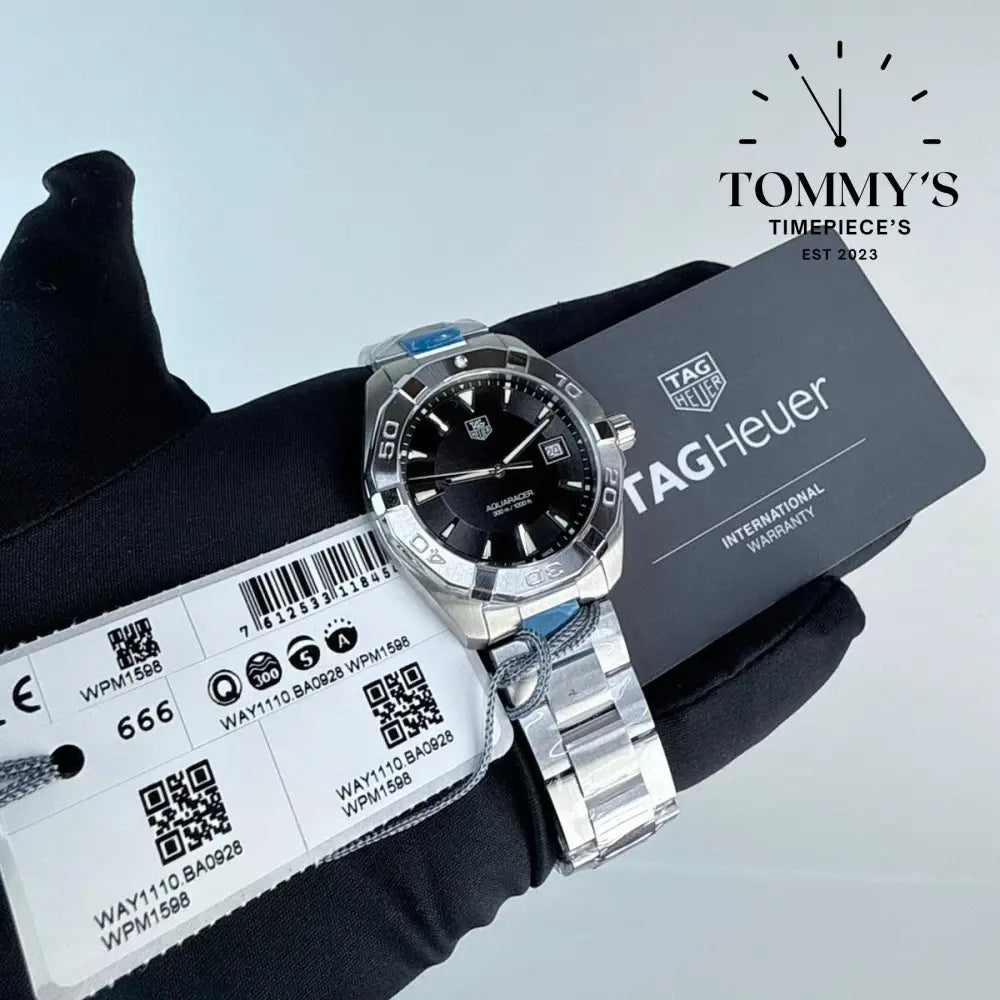 Superclone Aquaracer, (WAY1110.BA0928) 41mm Black Dial-Stainless Steel Bracelet