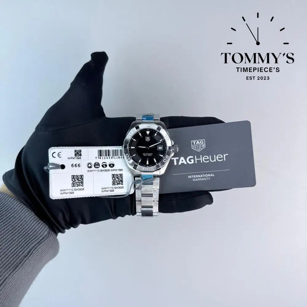 Superclone Aquaracer, (WAY1110.BA0928) 41mm Black Dial-Stainless Steel Bracelet