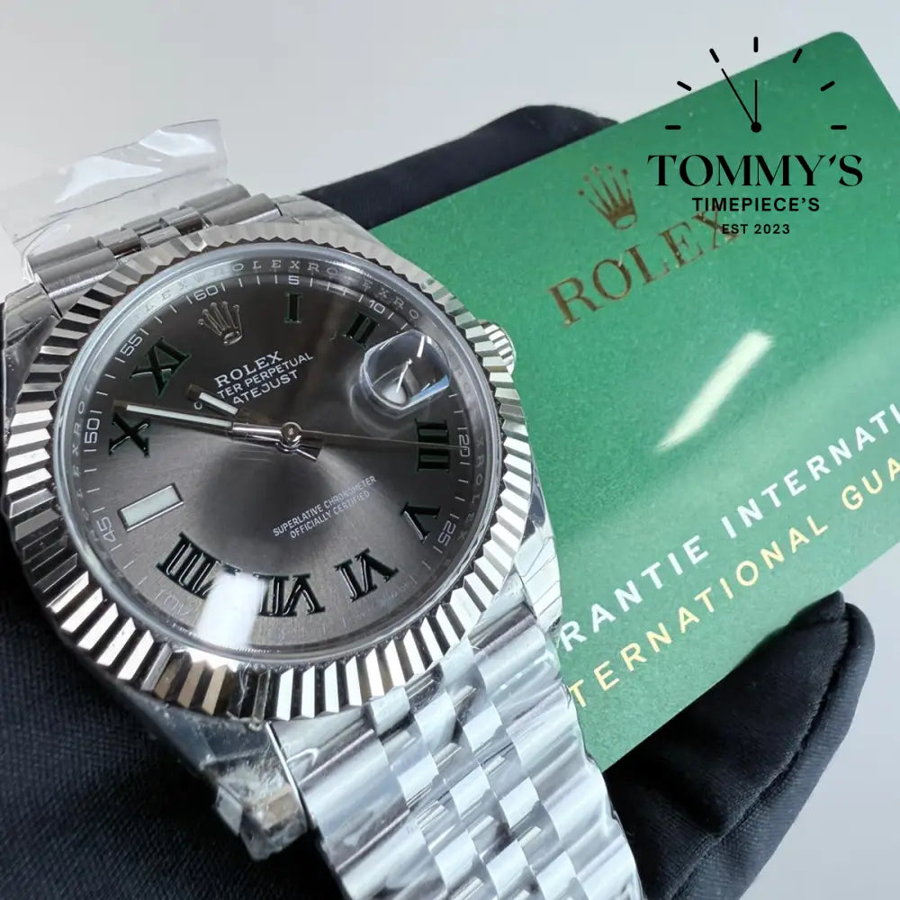 VSF Datejust 41mm Wimbledon Dial Jubilee With Fluted Bezel [Best Edition]