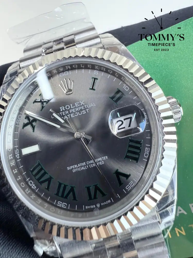 VSF Datejust 41mm Wimbledon Dial Jubilee With Fluted Bezel [Best Edition]