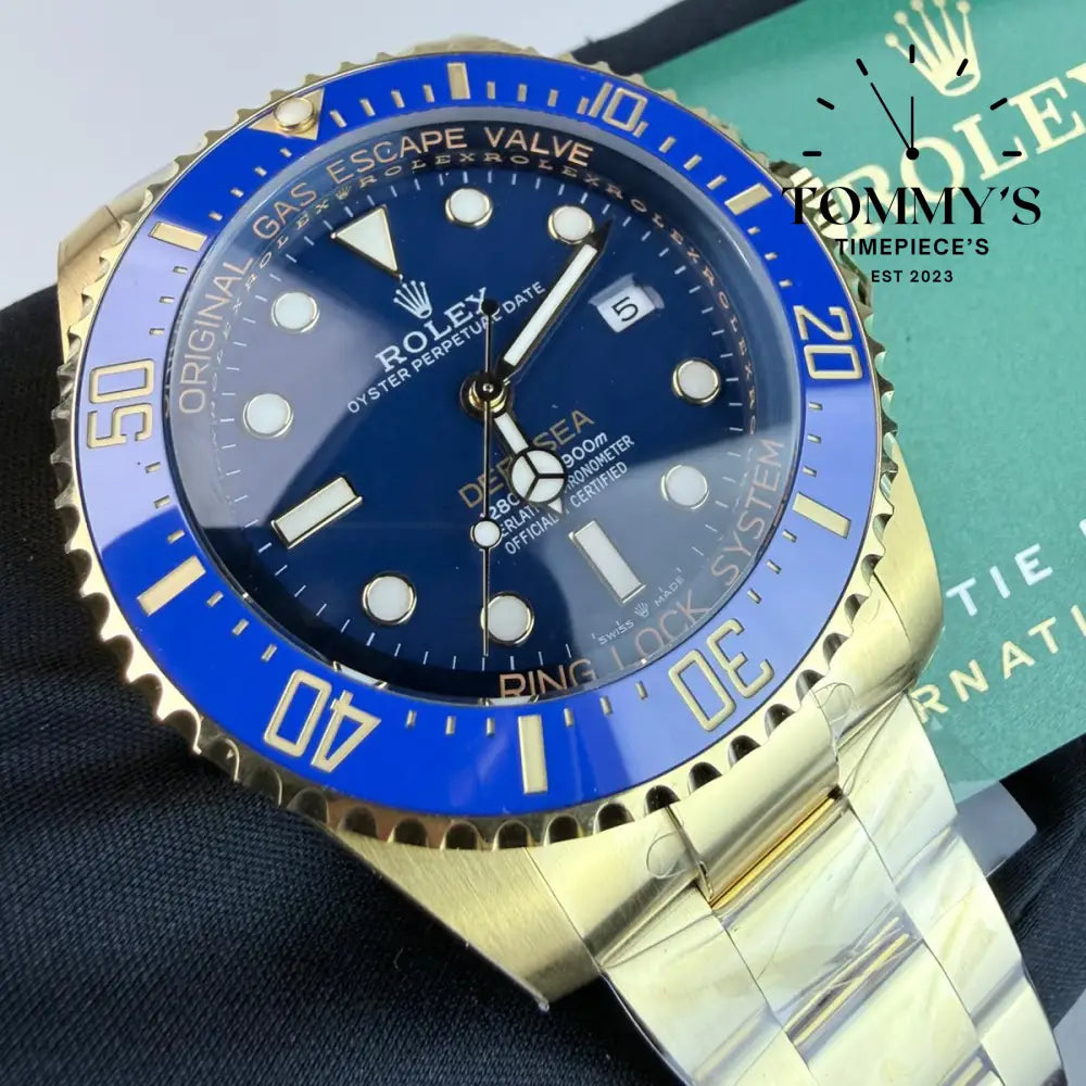 Superclone Deepsea (136668LB) 44mm Blue Dial-Oyster Bracelet (Blue Ceramic Bezel) Watches