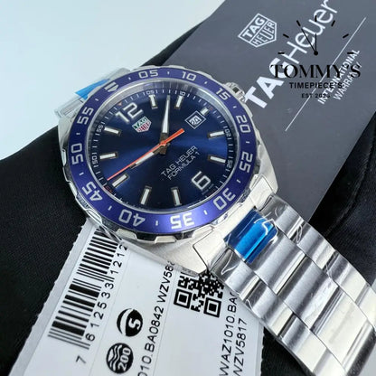 Superclone Formula 1 Date, (WAZ1010.BA0842) 43mm Blue Dial-Stainless Steel Bracelet