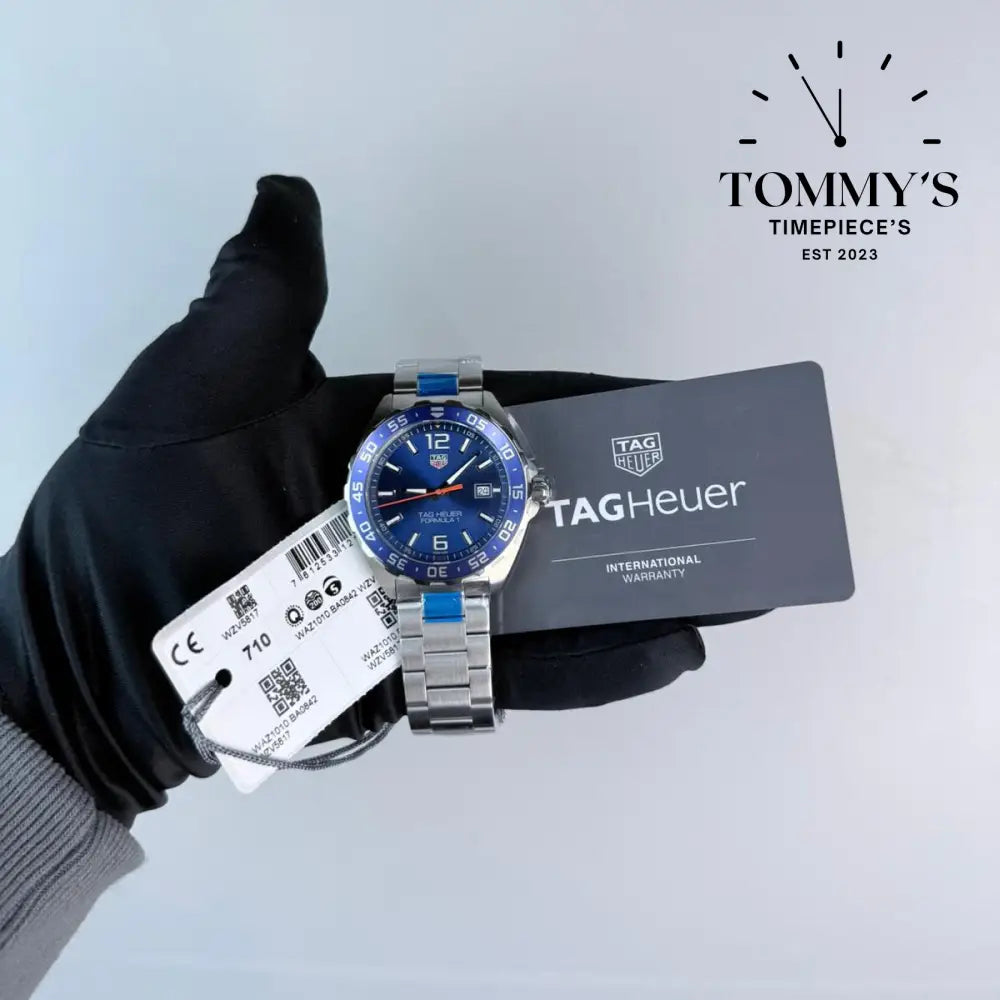 Superclone Formula 1 Date, (WAZ1010.BA0842) 43mm Blue Dial-Stainless Steel Bracelet