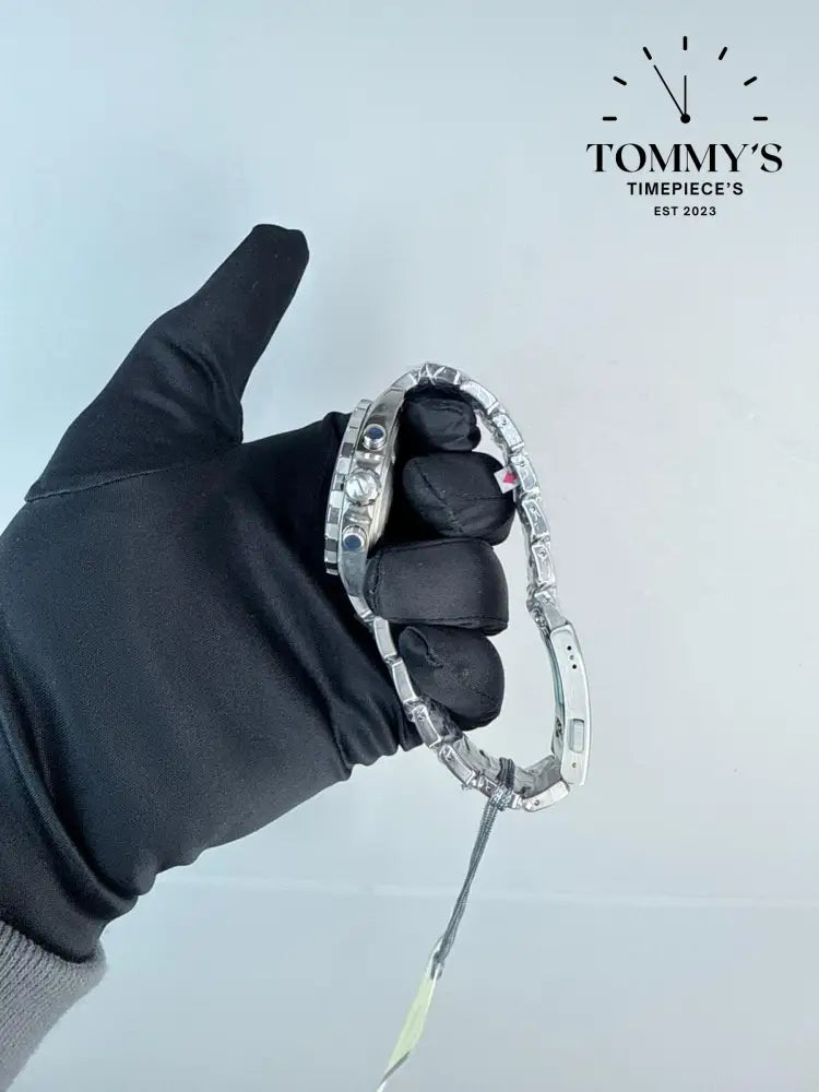 Superclone Formula 1 x Senna Quartz Chronograph (CAZ101AF.BAO637) 43mm Sunray-Brushed Anthracite Dial-Solid Stainless