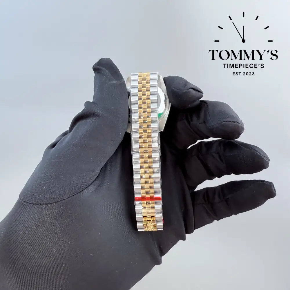 Superclone Ladies Datejust 28mm (Bimetal Gold) Jubilee With Fluted Bezel