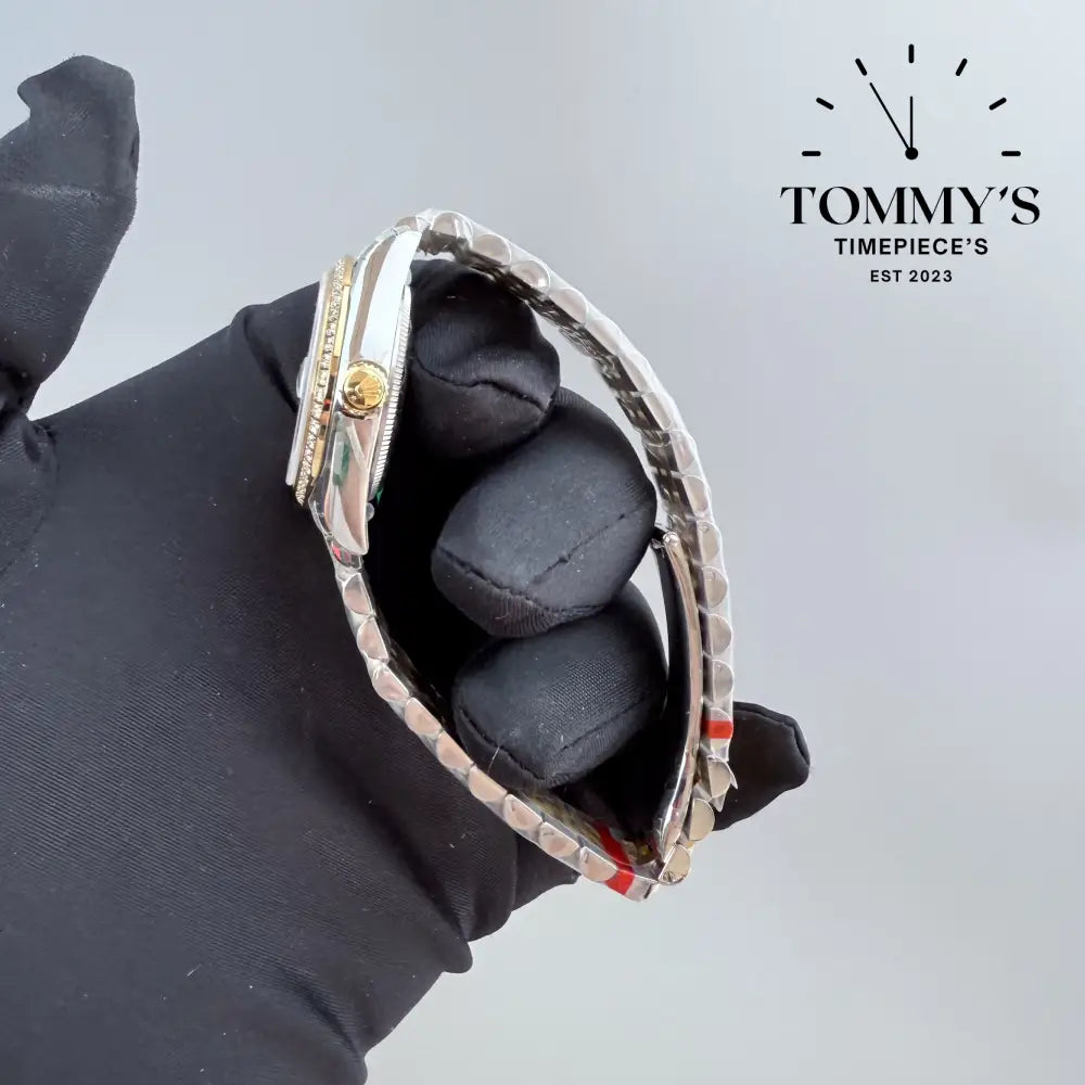 Superclone Ladies Datejust 28mm (Bimetal Gold) Jubilee With Fluted Bezel