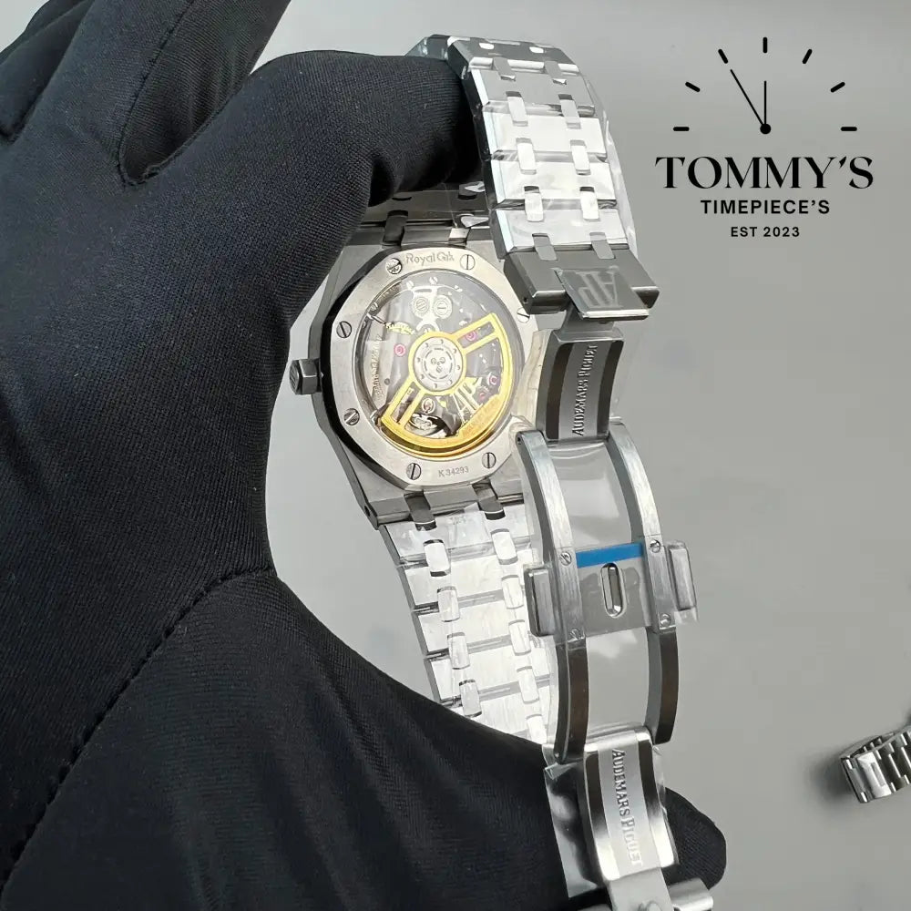 Superclone Royal Oak Stainless Steel Black Dial