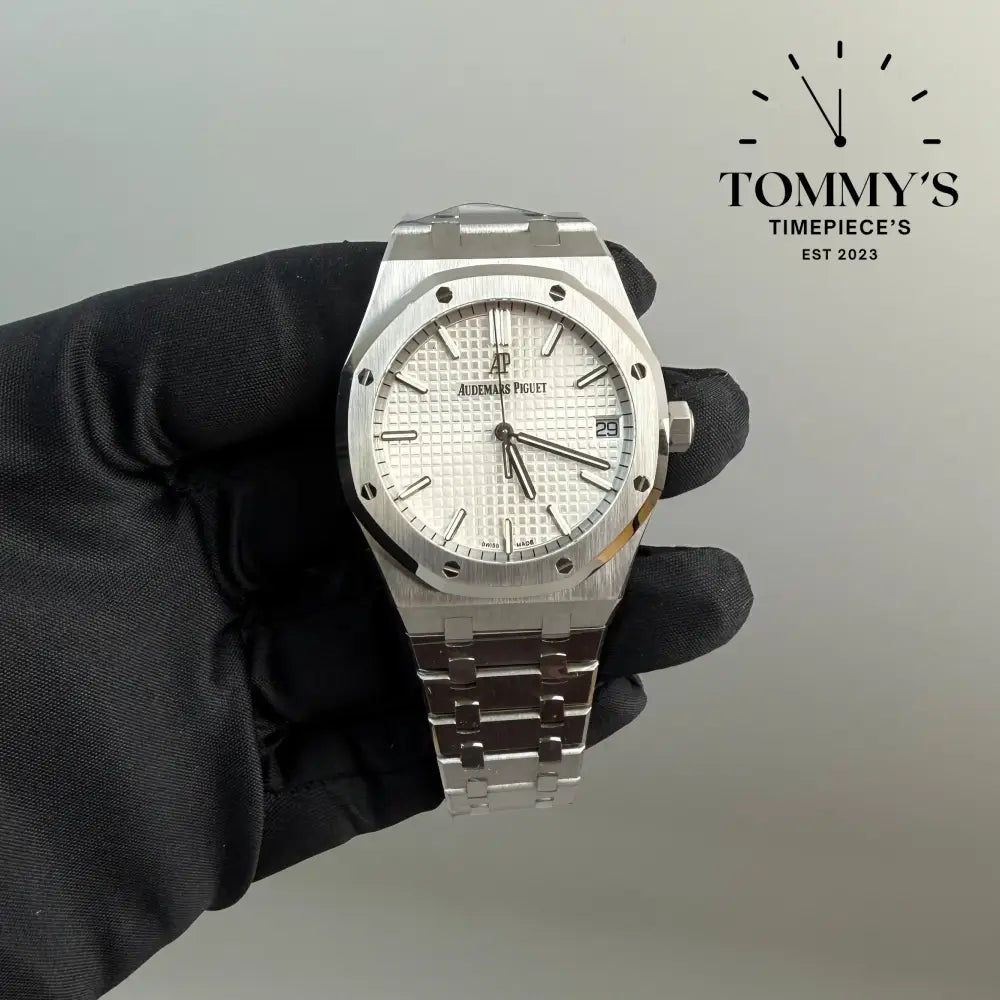 Superclone Royal Oak Stainless Steel White Dial