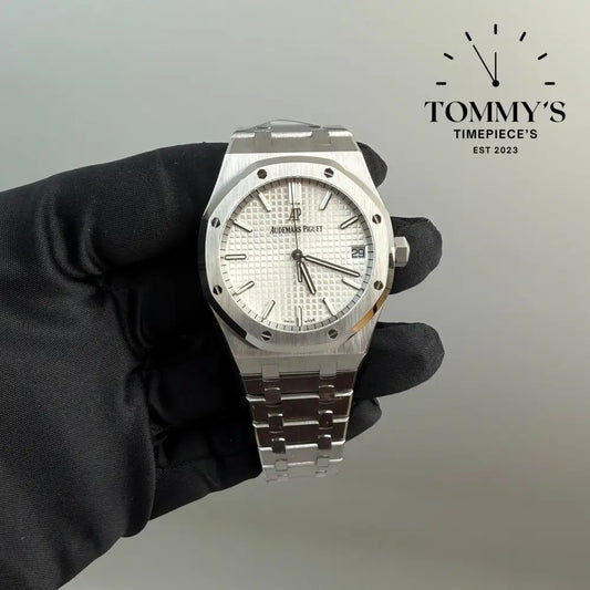Superclone Royal Oak Stainless Steel White Dial