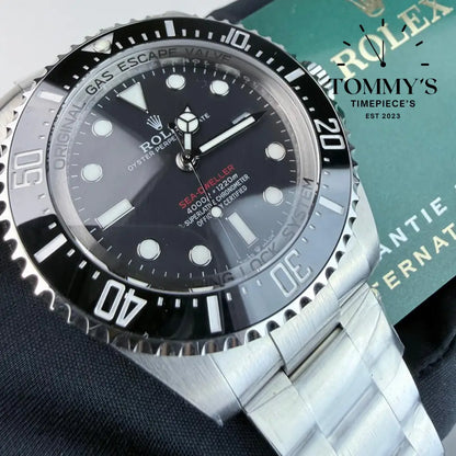 Superclone Sea-Dweller Submariner (126600) 43mm Black Dial-Oyster Bracelet (Black Ceramic Bezel) Watches