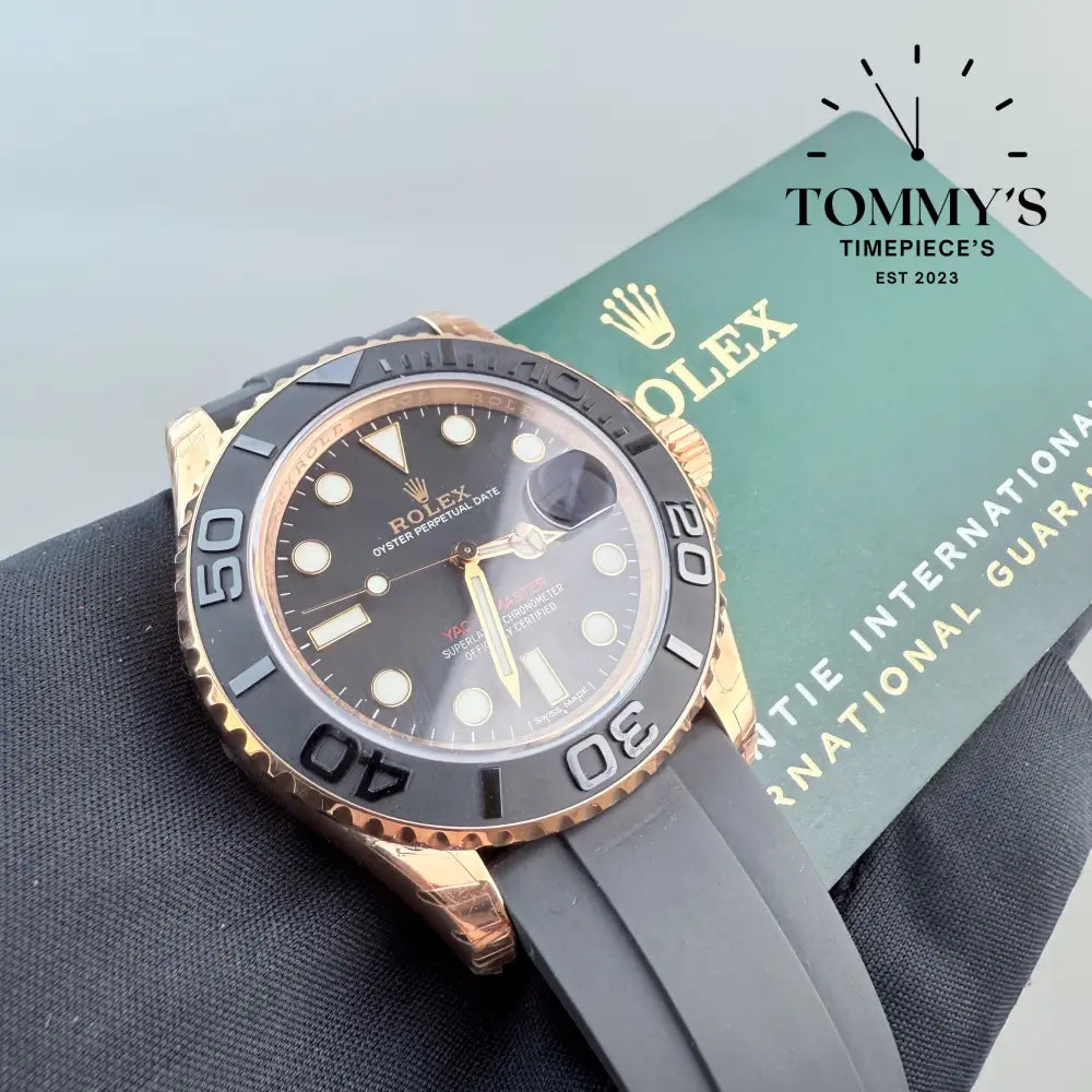 Superclone Yachtmaster Rose Gold With Oysterflex