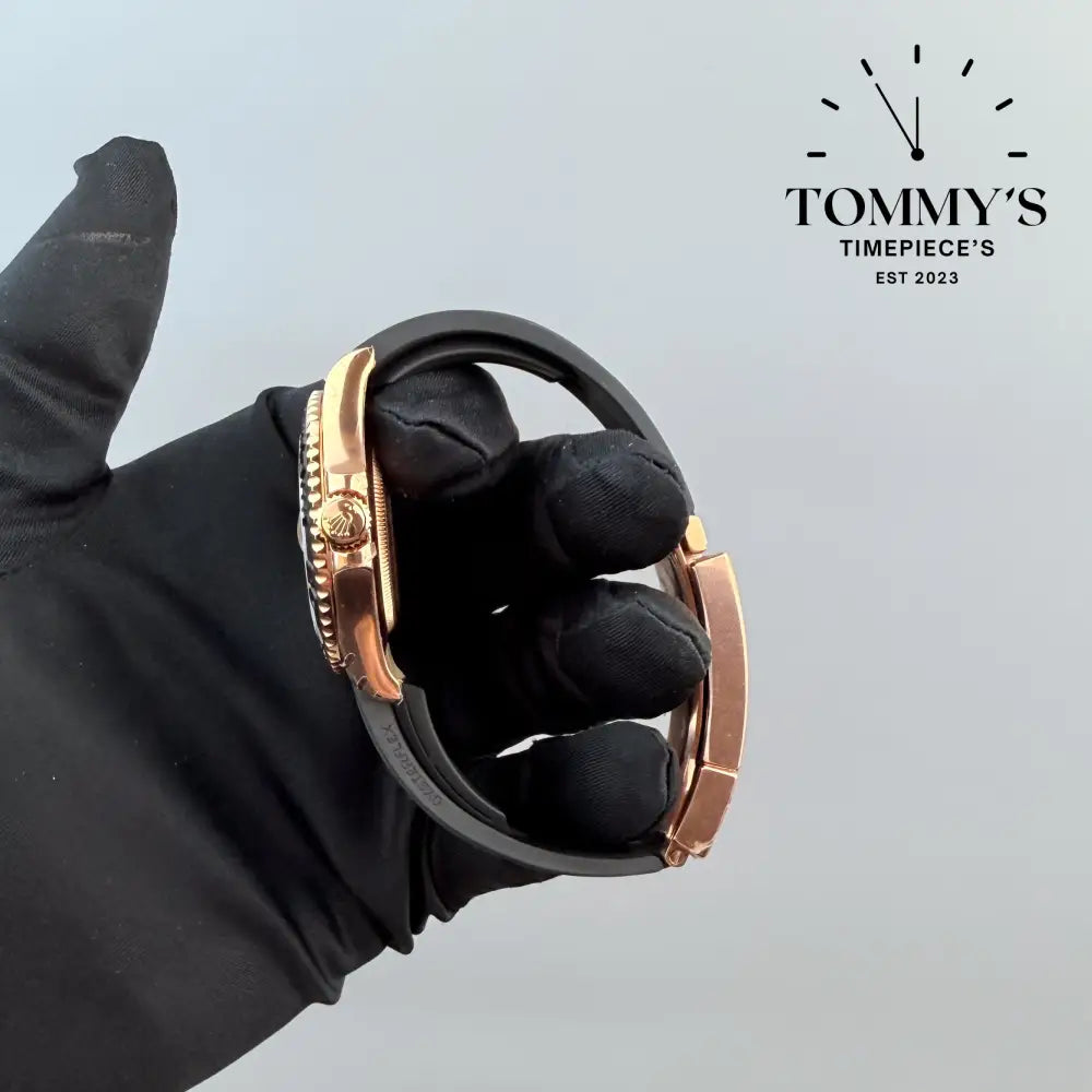 Superclone Yachtmaster Rose Gold With Oysterflex