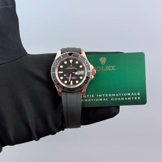 Superclone Yachtmaster Rose Gold With Oysterflex