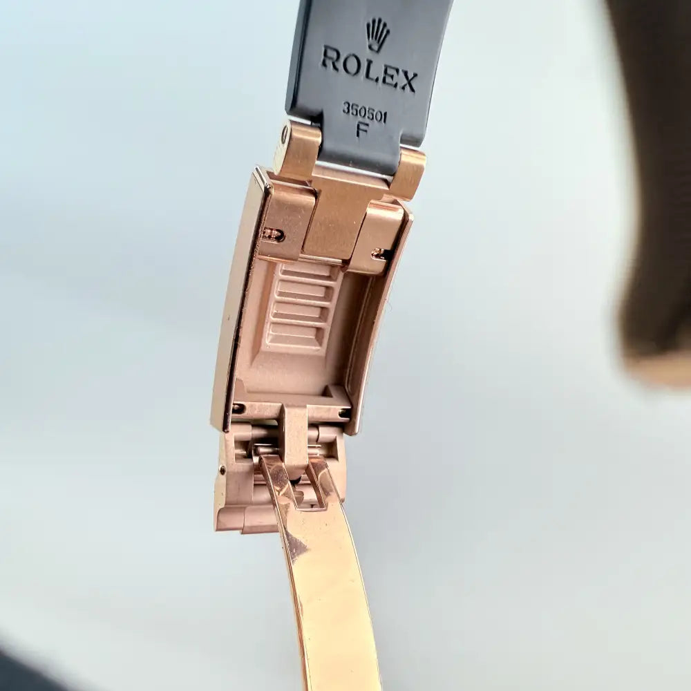 Superclone Yachtmaster Rose Gold With Oysterflex