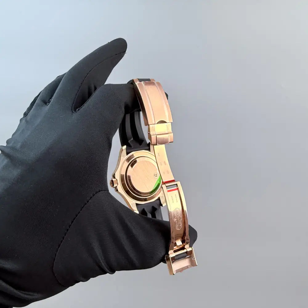 Superclone Yachtmaster Rose Gold With Oysterflex